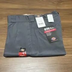 送料無料！【新品未使用】ディッキーズ 874 チャコールグレー 32×30