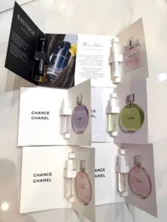 香水サンプルセット（CHANEL、Dior, ）