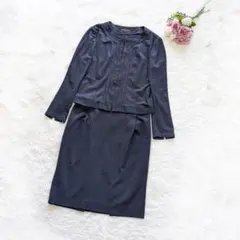 ✨人気✨ユナイテッドアローズ セットアップ ノーカラー リネン混