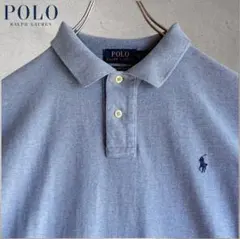 POLO Ralph Lauren 長袖ポロシャツ ライトブルー