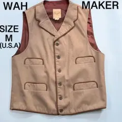 WAHMAKER製グレー色コットンベストM（U.S.A）サイズ - メルカリ