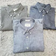 マニュアルアルファベット他 長袖シャツ 3枚セット
