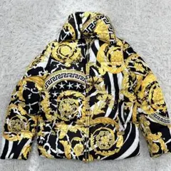極美品 VERSACE ダウンジャケット バロック柄 マルチカラーのサムネイル