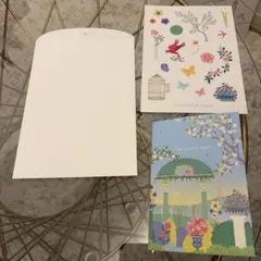 Van Cleef&Arpelsヴァンクリレターセット 塗り絵 メッセージカード