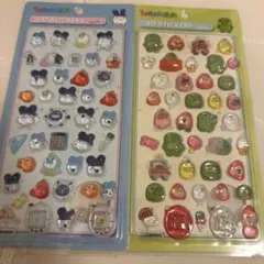 たまごっち 3Dステッカー 2シートセット　みみっち　くちぱっち