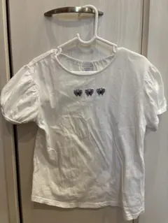 ANNA SUI mini蝶刺繍 Tシャツ ホワイト