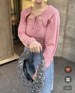 nugu ボレロカーディガンセット