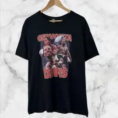 vintage GILDAN XL 黒 ビッグプリント ボクシング ストリート