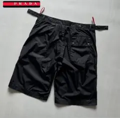 00’s Prada sport archive ナイロン カーゴショーツ 黒