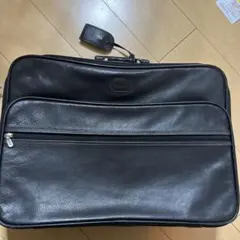 BALLY ブラック レザー ビジネスバッグ