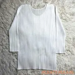 PLEATS PLEASE 長袖 プリーツトップス アイボリー3サイズ美品 - メルカリ