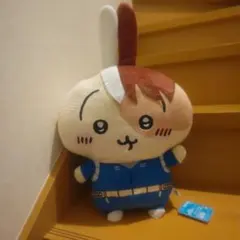 ちいかわ　うさぎ　轟焦凍　ぬいぐるみS 僕のヒーローアカデミア×ちいかわ ぬいぐるみS（轟焦凍×うさぎ