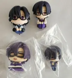 カラフルピーチ　もふくん　カプセルトイ４点