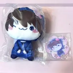 忍たま乱太郎　ふんわり桜もちぴこの段　土井半助　ぬいぐるみ　アクリルスタンド