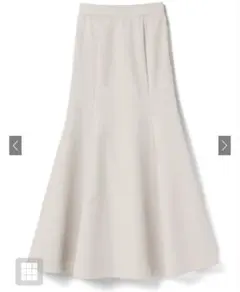 マーメイドフレアスカート　アイボリー