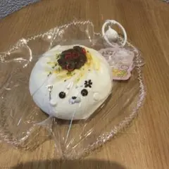 スクイーズ　ninnydiy 小籠包アザラシ　饅頭あざらし　緑　怒りマーク