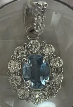アレキサンドライト 0.37ct ペンダントトップ ダイヤ0.12ct - メルカリ