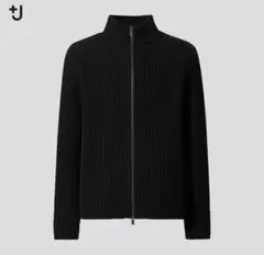 UNIQLO +J JILSANDERミドルゲージリブフルジップセーター XL
