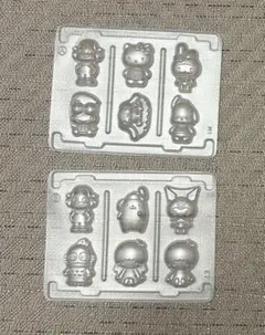 サンリオ　なかよしシールグミ型　2種2点セット