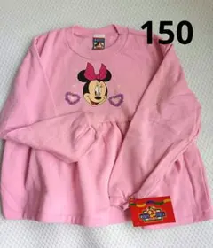 新品未使用　米国製　裏起毛ミニー・トレーナー　10/12 L　150相当