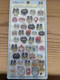正規品Tamagotchi BONBON DROP シール　まめっちおやじっち