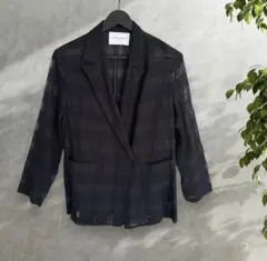 UNITED ARROWS シアーテーラードジャケット 36サイズ ブラック - メルカリ