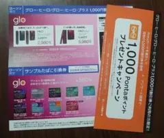 【即日発送】ローソン　glo サンプルたばこ　引換券　デバイス　割引券　匿名発送