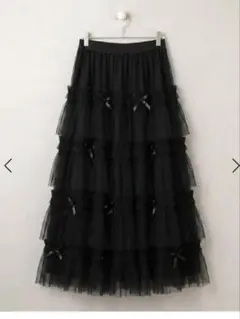 axes femme kawaiiのロマンティックフリルスカート（黒） - メルカリ