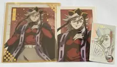 鬼滅の刃　童磨　ムビチケ風カード　クリア色紙　ブロマイド