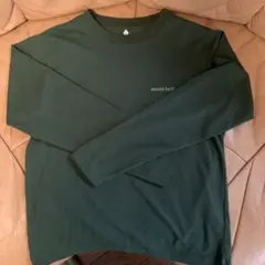 mont-bell 長袖Tシャツ サイズ150 オリーブグリーン