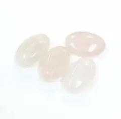 549.オーバル型 小判型 形もお色も可愛い♡ローズクォーツ