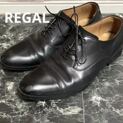 REGAL リーガル ストレートチップ 内羽 ブラック 25EEEのサムネイル