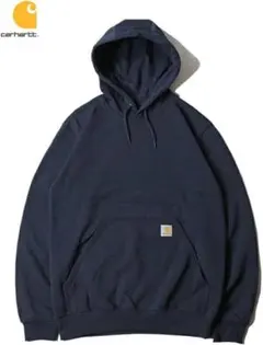 Carhartt ネイビー パーカー フード付き