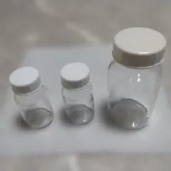ガラス瓶 3本セット 空き瓶