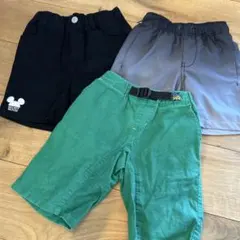 男の子ハーフパンツ 3点セット 110センチ　GAP グローバルワーク