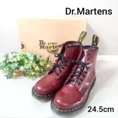 Dr.Martens 8ホールブーツ チェリーレッド レザー レースアップ