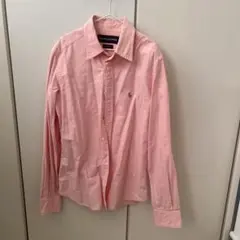 ラルフローレン・BD・長袖シャツ・オックスフォードシャツ・ピンク・7号
