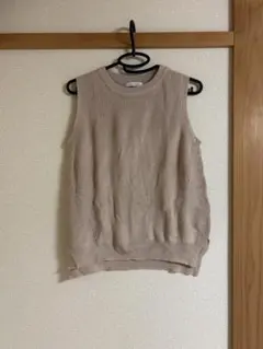 OLIVE des OLIVE ベージュ ニットベスト