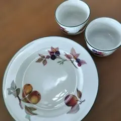 Royal Worcester Evesham Vale ココット 皿のサムネイル
