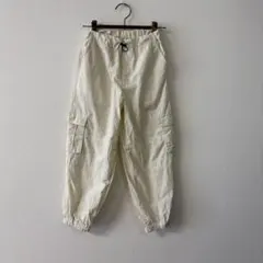 美品　X-girl STAGES カーゴパンツ 130cm アイボリーのサムネイル