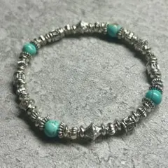 インディアンジュエリー　ターコイズ　ブレスレット　ナバホ