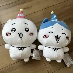 ちいかわ　ハチワレ　ハピバBIGぬいぐるみ　タグ付き　綺麗めのサムネイル