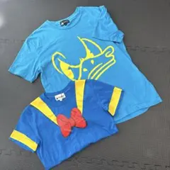 香港ディズニーTシャツ２枚セット　ドナルドダック