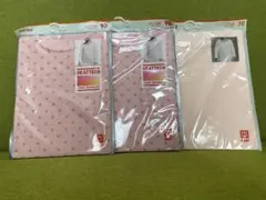 新品未使用HEATTECH アンダーシャツ 90サイズ ピンク 3枚セット