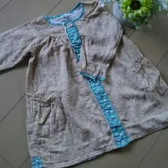 ☆美品seraphのナチュラルかわいい花柄ワンピース110☆アプレレクール☆