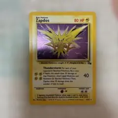 ポケモンカード　英語版　サンダー　fossil 化石の秘密