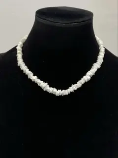 50.348【ネックレス】天然貝殻ヴィンテージ　アンティーク