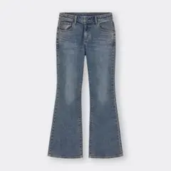 ジーユー スリムフレアジーンズ