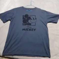 Disney ミッキーマウス Tシャツ Lサイズ グレー