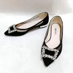 最終 極美品✨DIANA クロマルチグリッター クロスムース ラメ ブラック